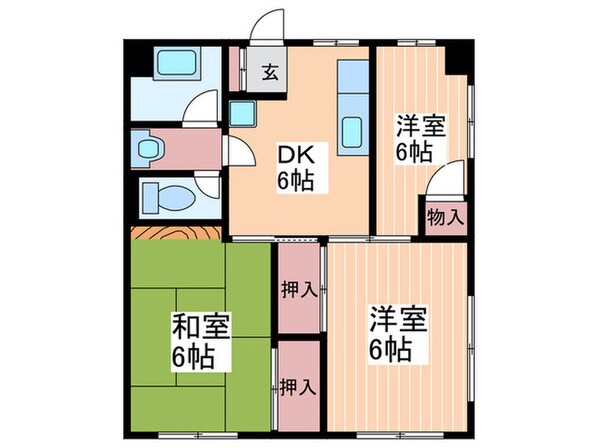 大起ビルの物件間取画像